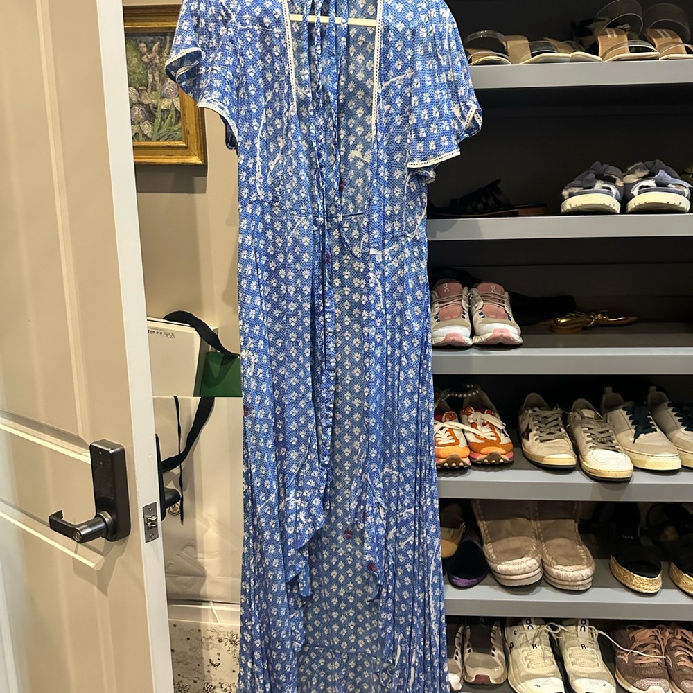 Large Poupette St Barth wrap maxi dress